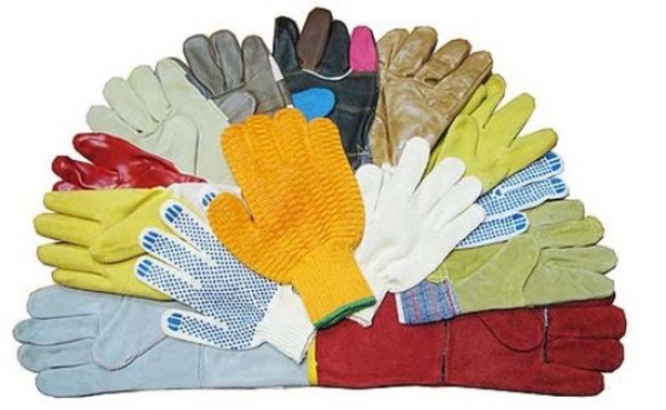 перчатки рабочие латексные, перчатки хлопчатобумажные с нанесением пвх, резиновые перчатки